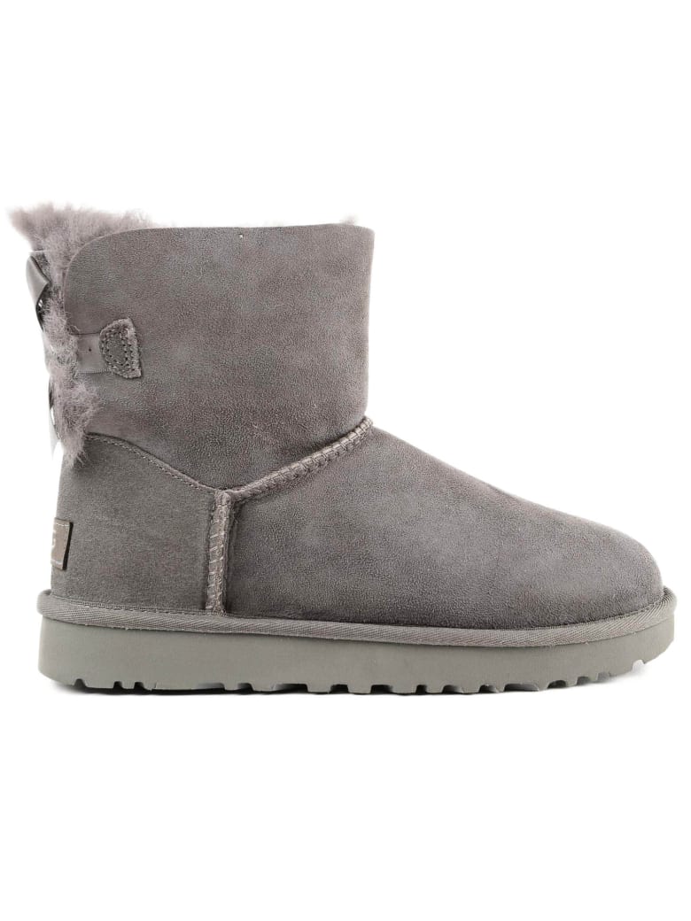ugg grey bow boots