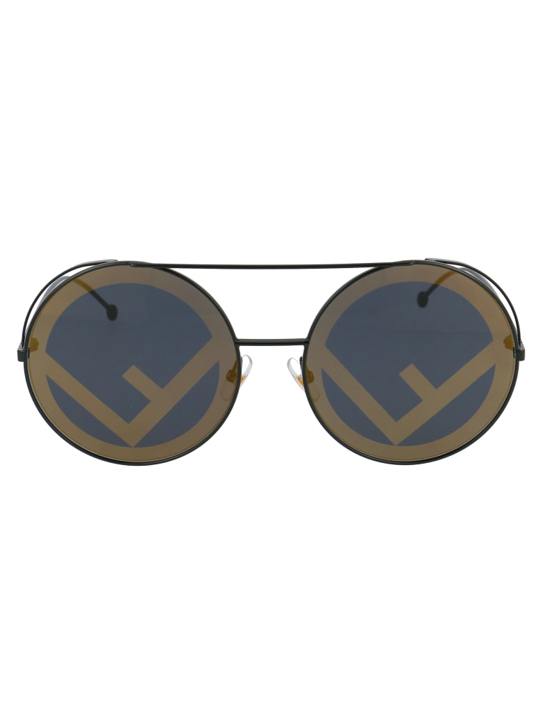 Fendi Ff 0285/s Sunglasses - 8077Y BLACK