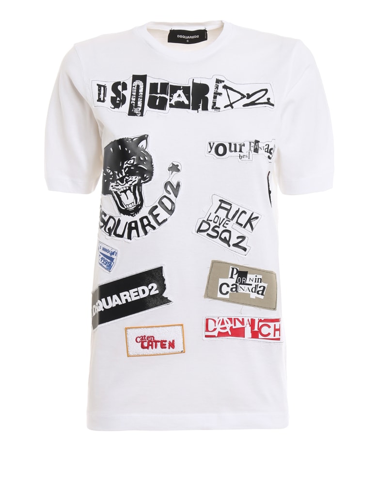 dsquared t shirt patches