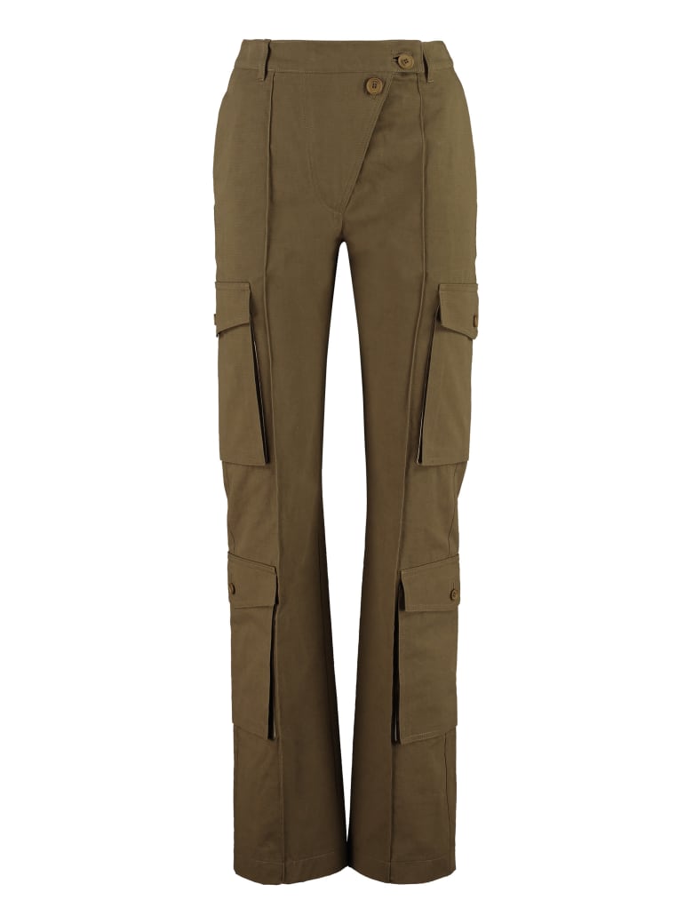 Kenzo Cotton Cargo-trousers - green