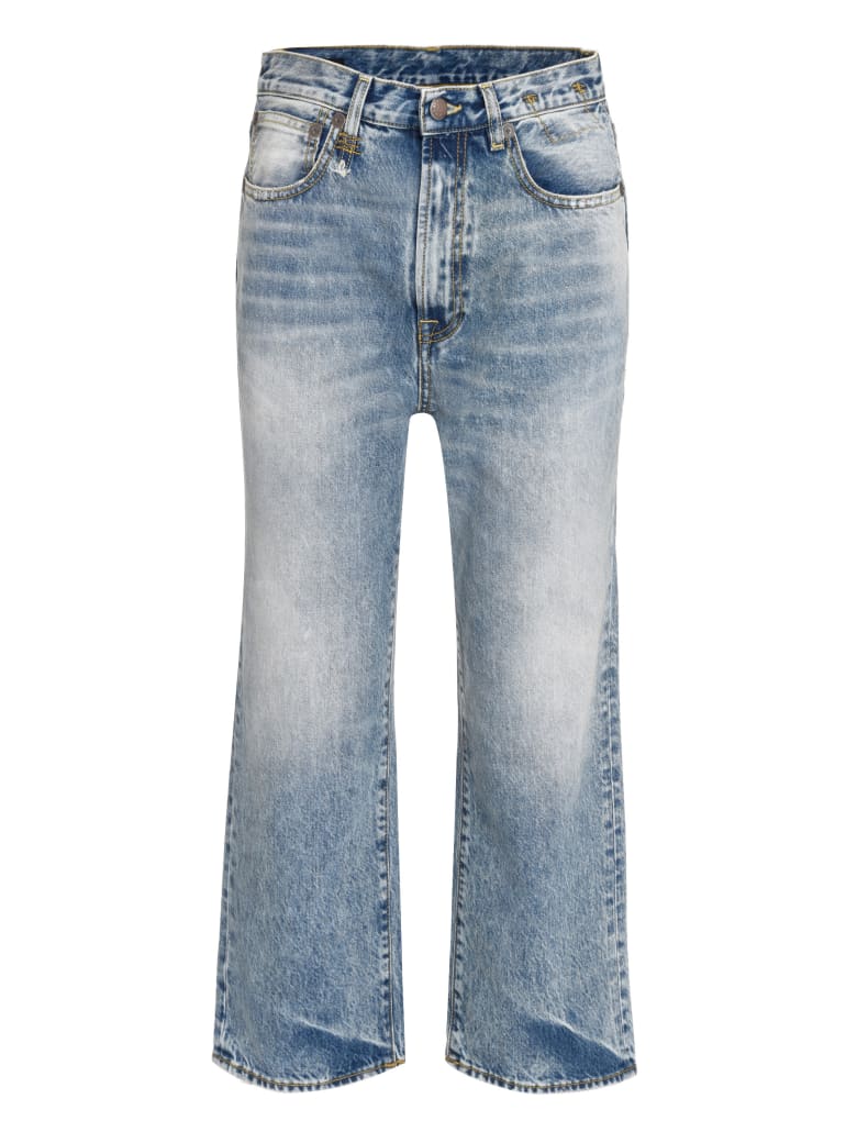 R13 Royer Cropped Jeans - Denim
