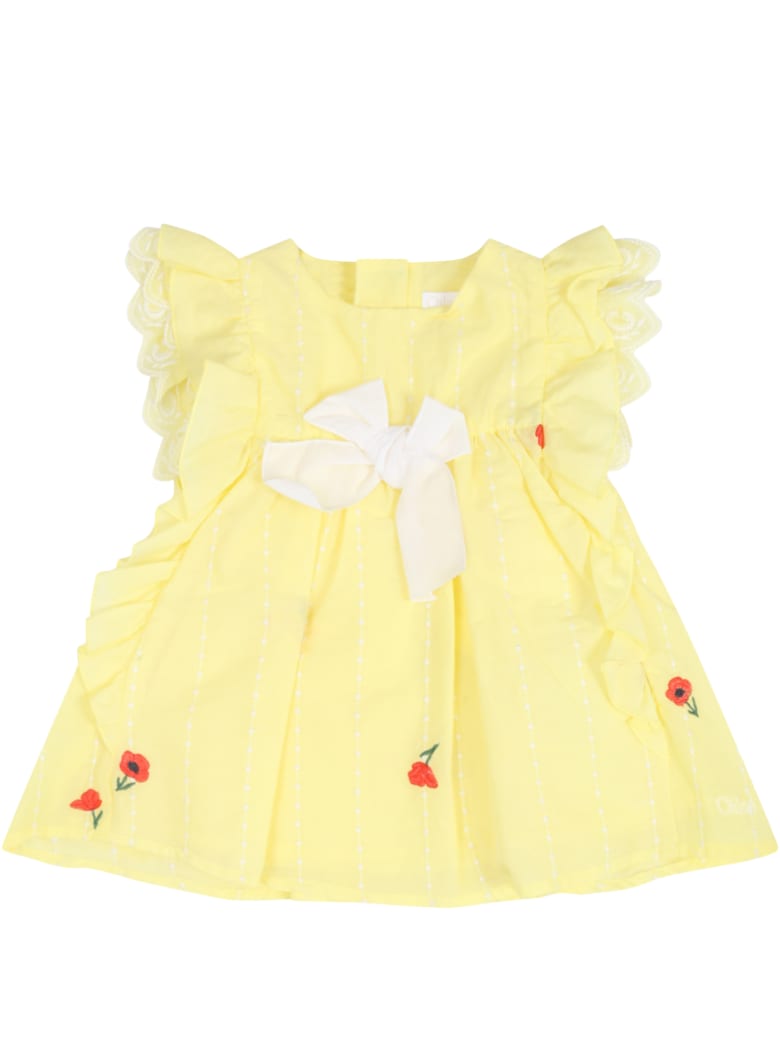 chloe yellow dress