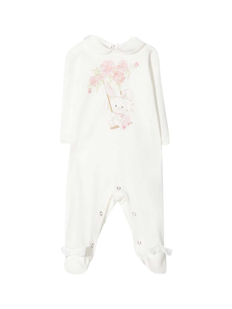 Monnalisa Cream Romper - Panna
