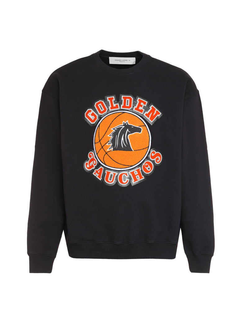 Golden Goose Arsiero Cotton Sweatshirt - blue