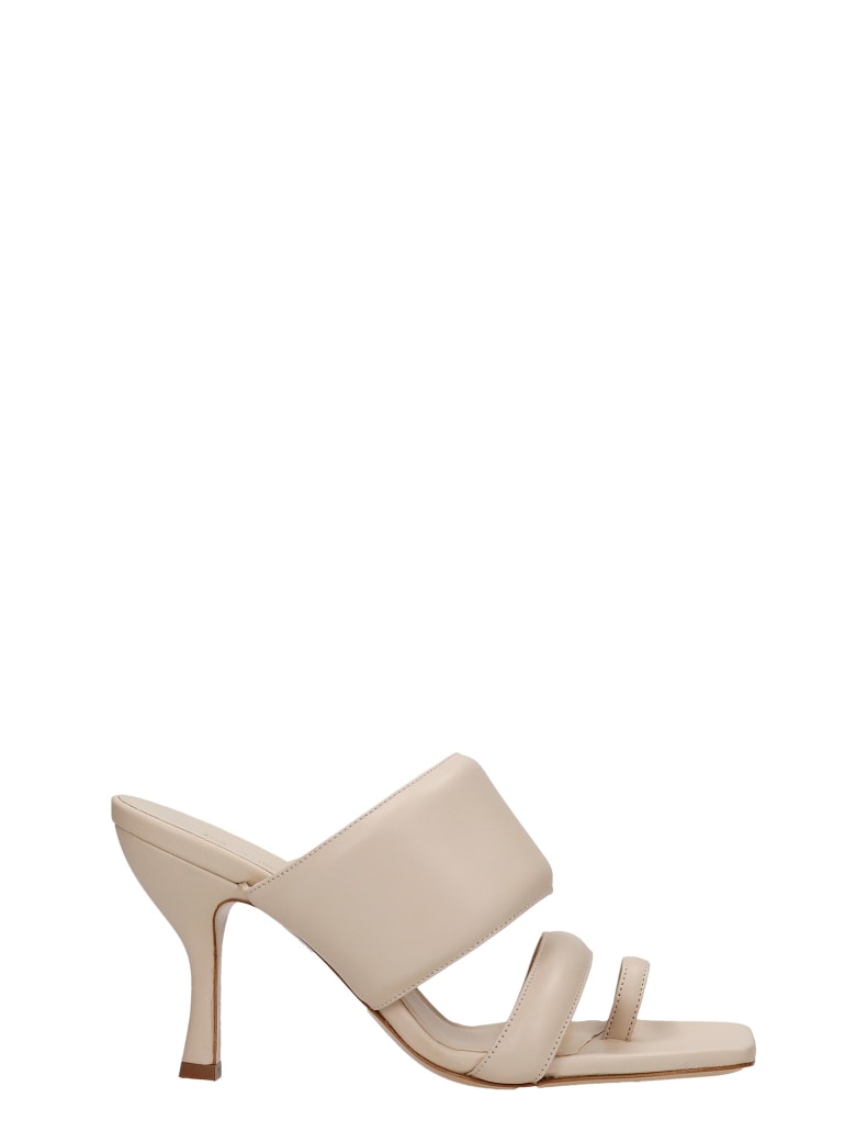 Gia X Pernille Teisbaek Perni Sandals In Beige Leather - Beige