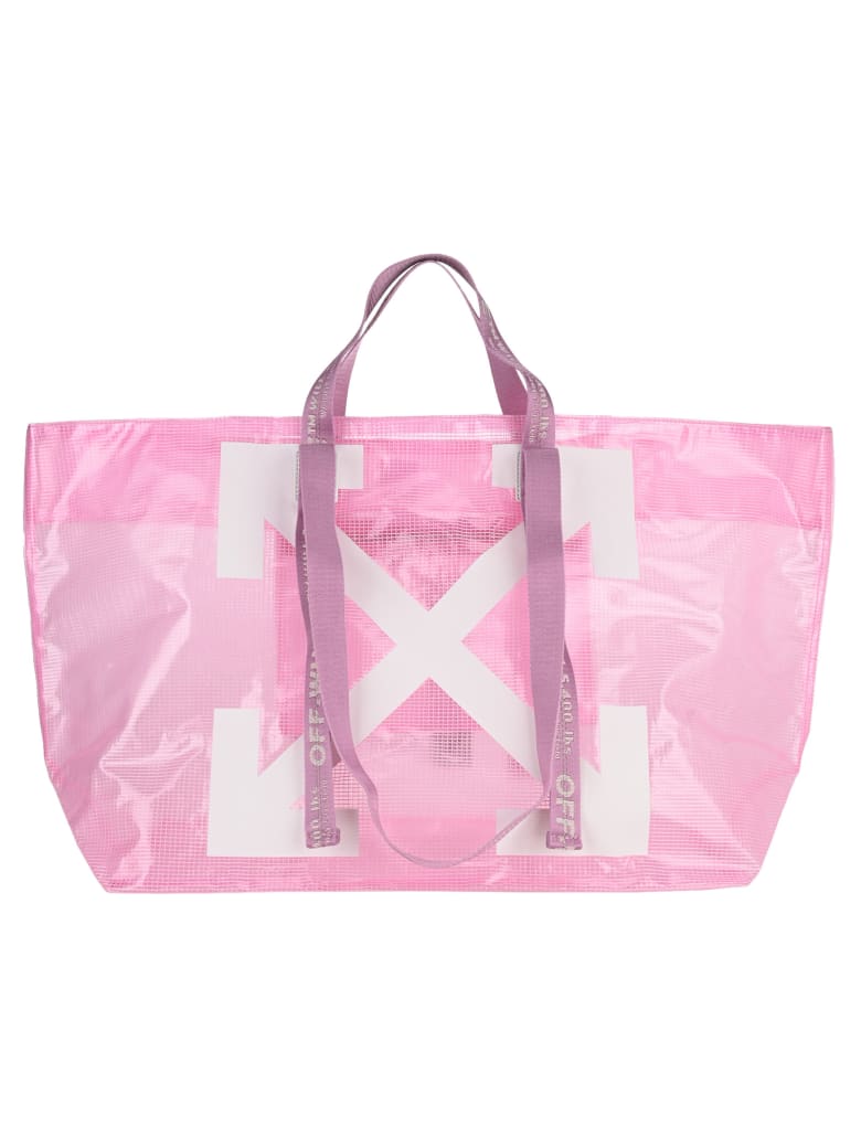 off white pink bag