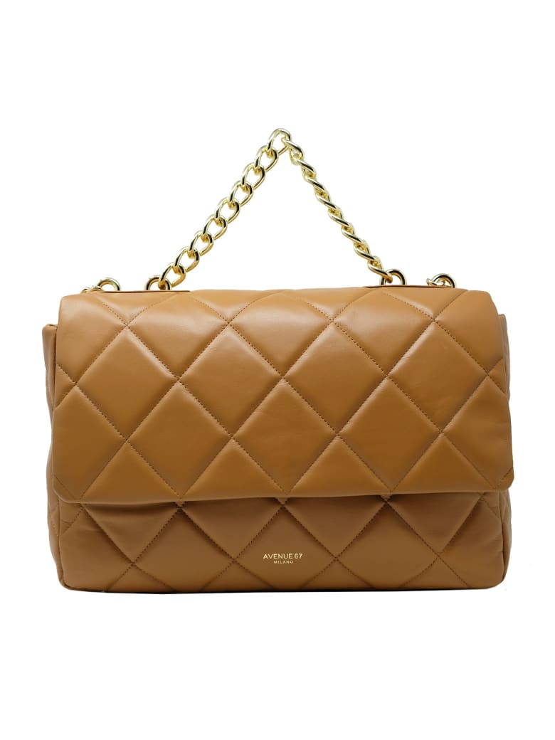 Avenue 67 Leather Clara Bag - TAN
