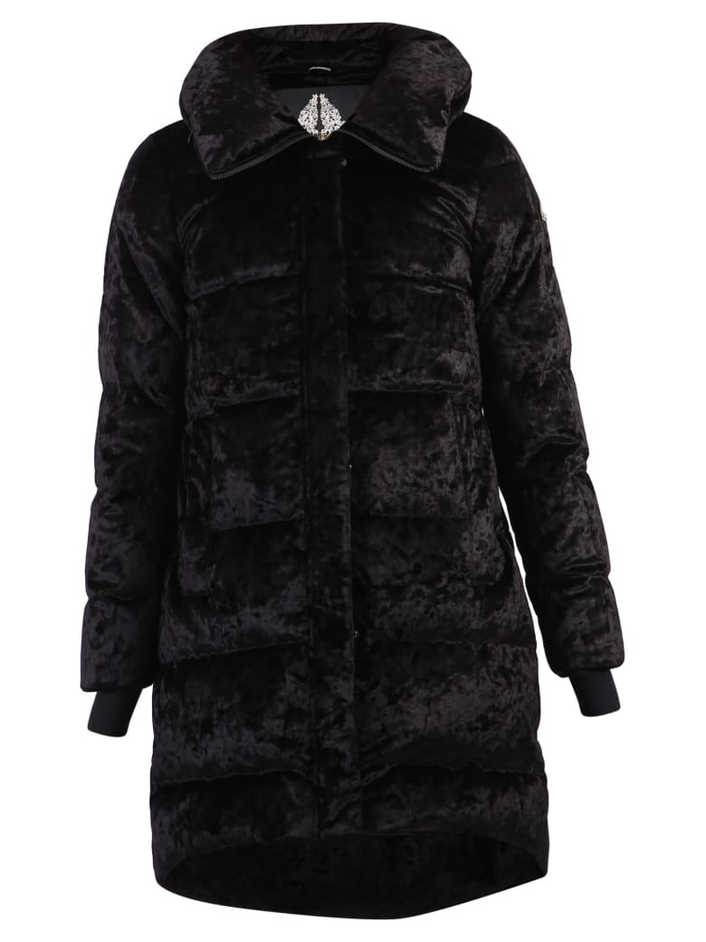 Moose Knuckles Velvet Padded Jacket - Black