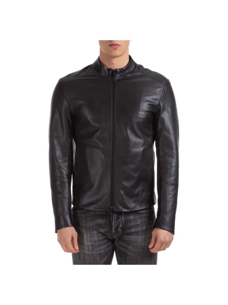 emporio leather jackets price