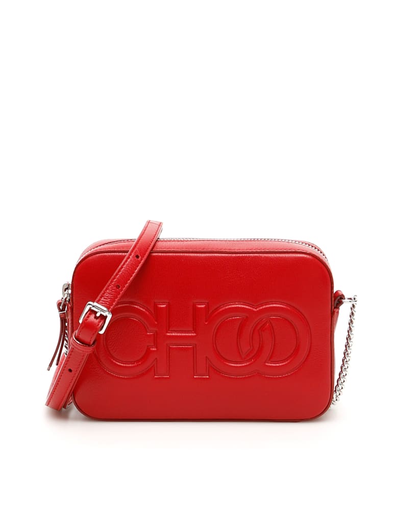 jimmy choo red handbag