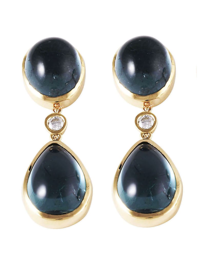Lo Spazio Jewelry Lo Spazio Eden Rock Blu Earrings - Blue