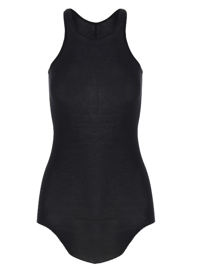Rick Owens 'basic Rib Tank' Top - Nero