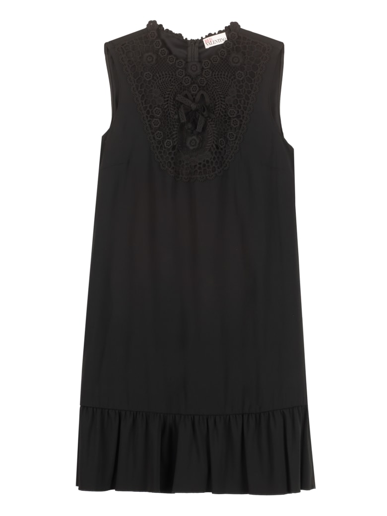 RED Valentino Lace Detail Dress - black