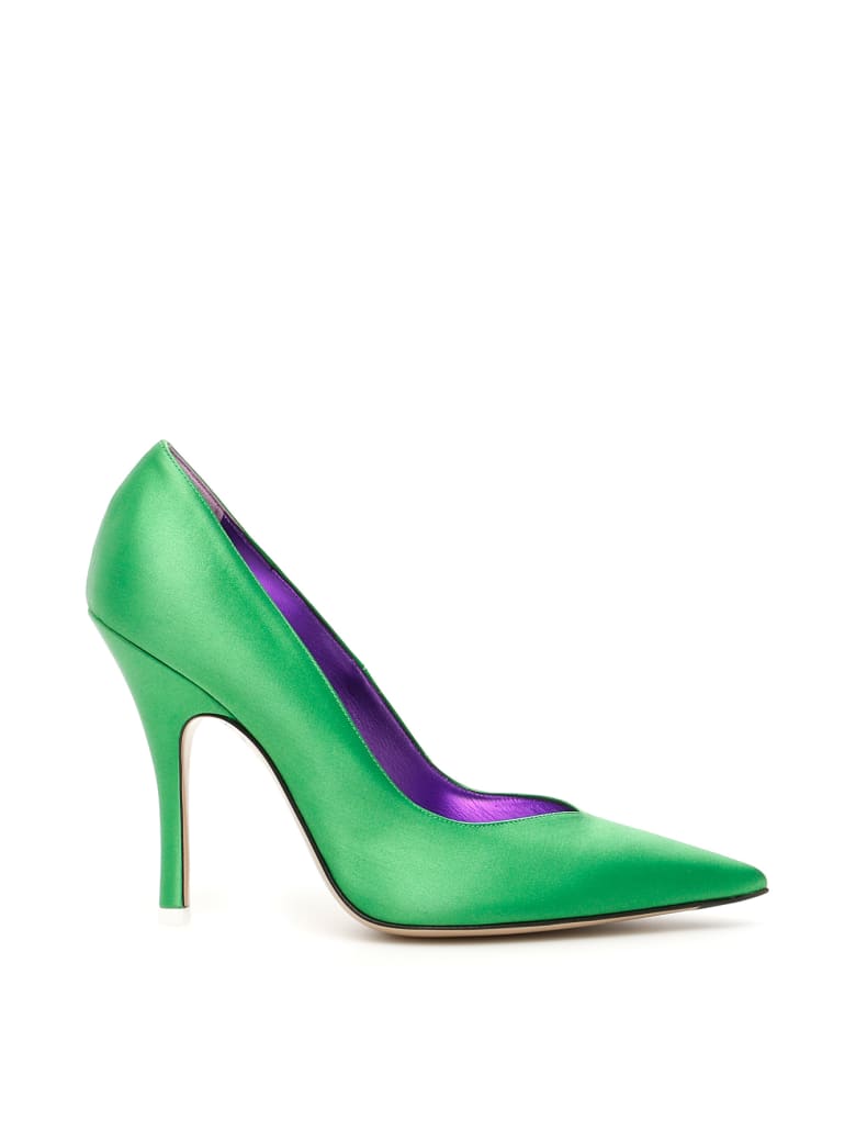 emerald green pumps