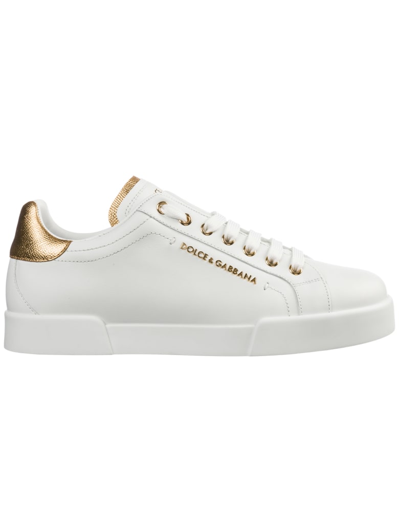 dolce and gabbana white trainers