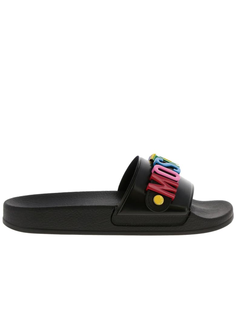 moschino flip flops womens