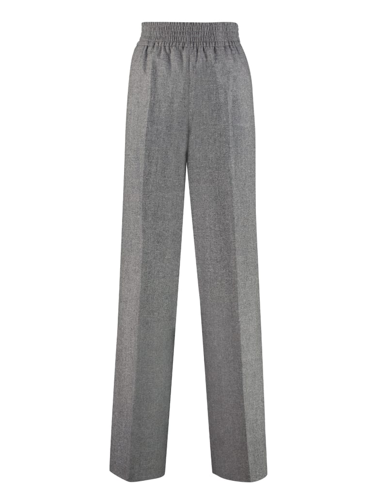 Agnona Wide-leg Trousers - grey