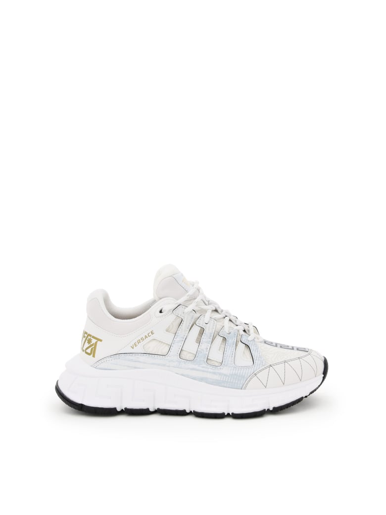 versace shoes all white