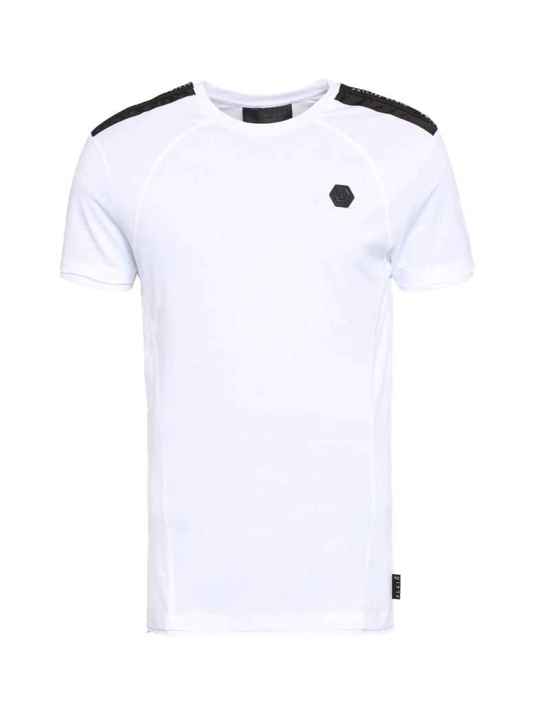 Philipp Plein Logo Cotton T-shirt - White