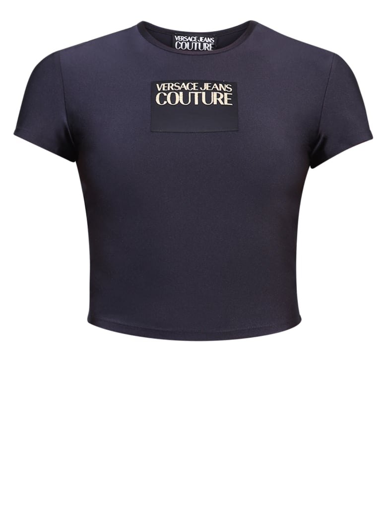 Versace Jeans Couture Branded T-shirt - Black
