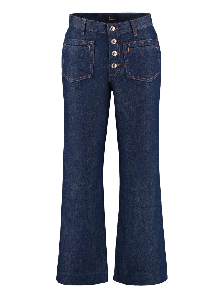 A.P.C. Gloria Straight Leg Jeans - Denim