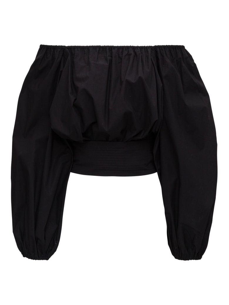 Patou Top With Puff Sleeves - Black