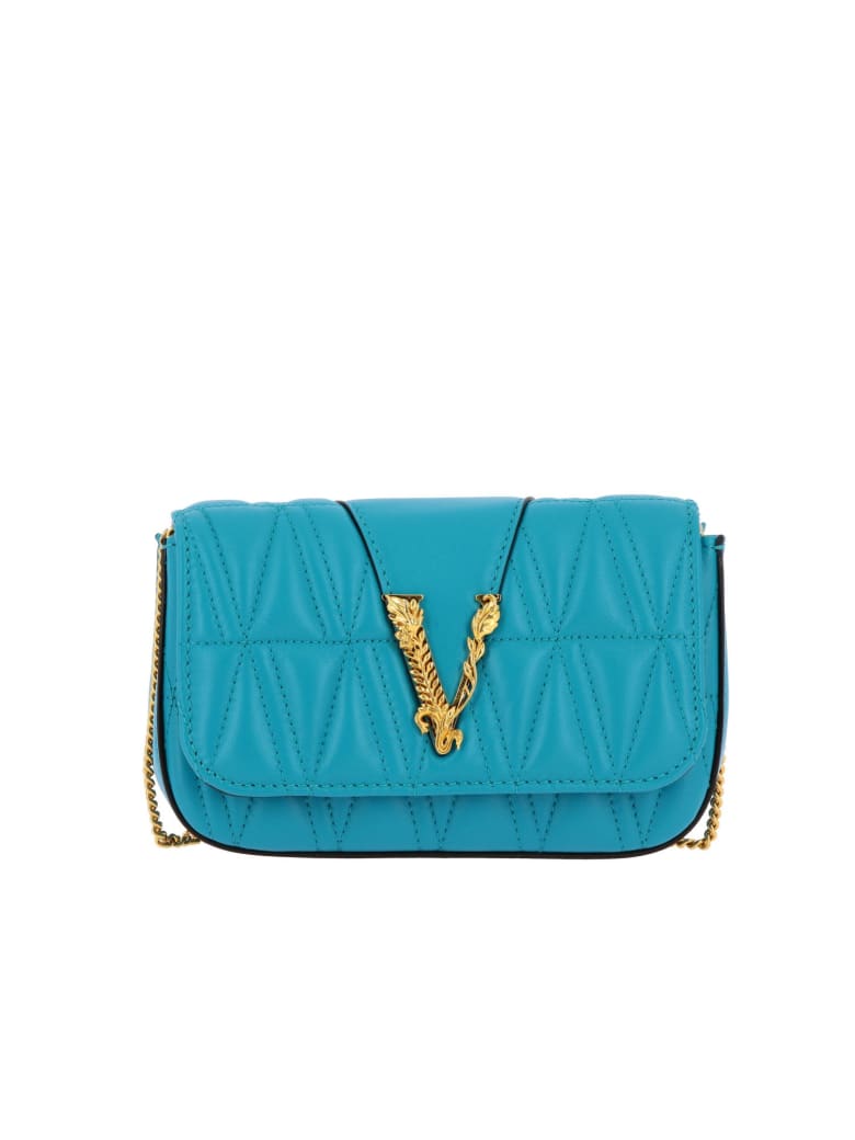 versace blue bag