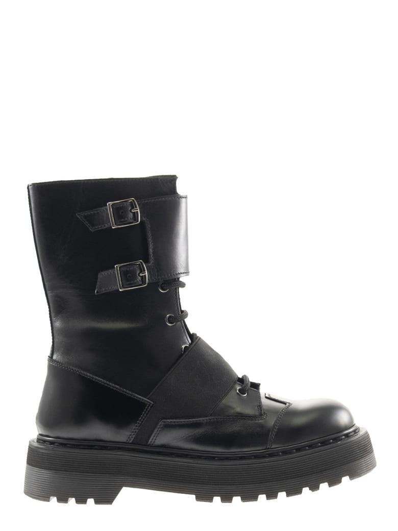 Premiata M4970 Laced Boot - Black