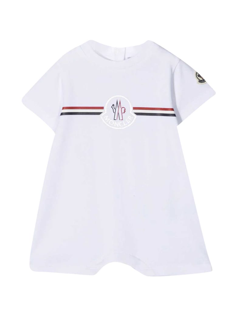 Moncler White Baby Suit - Bianco