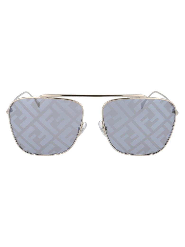 Fendi Ff 0406/s Sunglasses - 2F7MD GOLD GREY