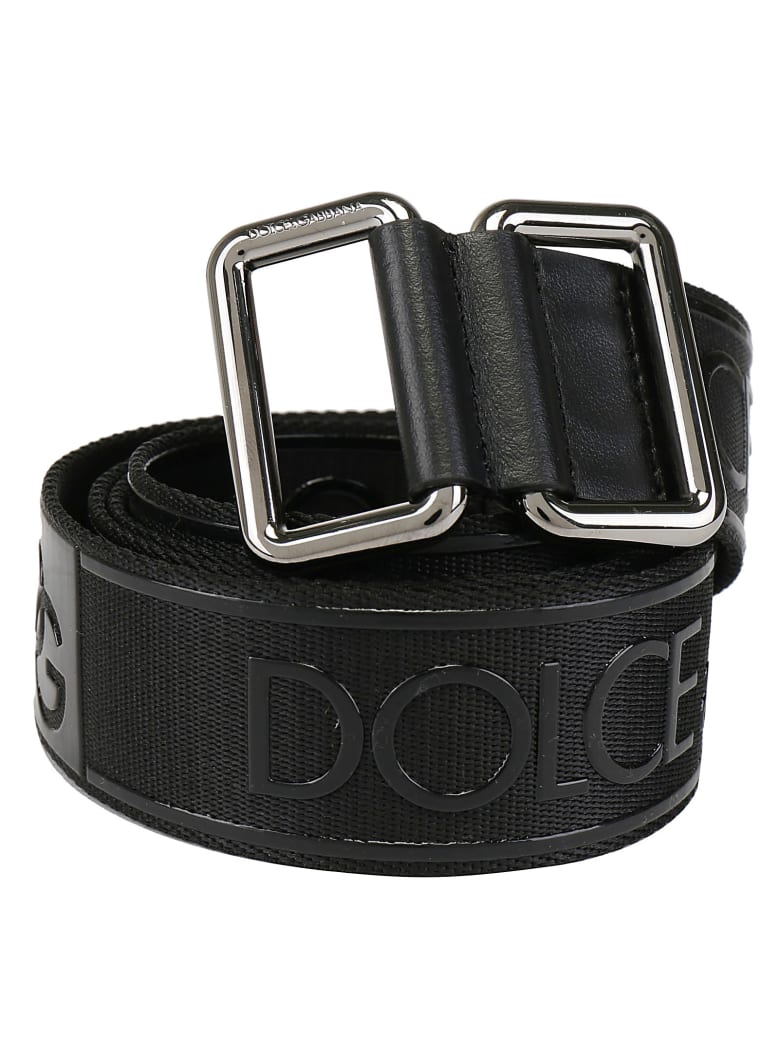 Dolce & Gabbana Logo Belt - Nero