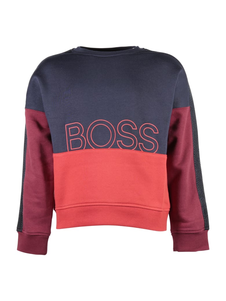 hugo boss sweatshirt red