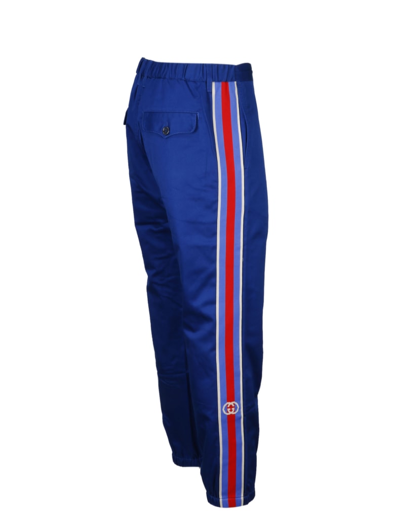 gucci pants blue