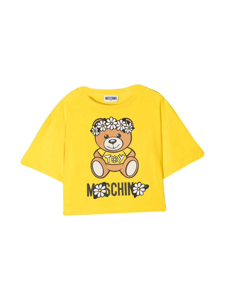 Moschino Yellow Teen T-shirt With Toy Print - Gialla
