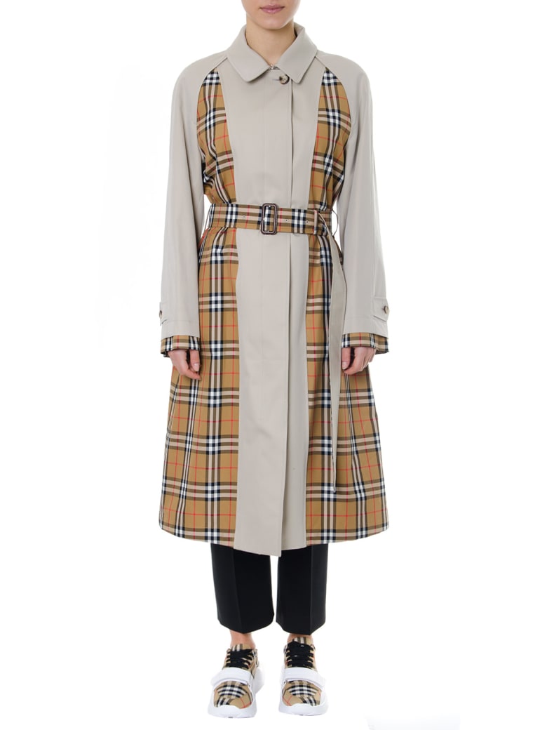 Burberry Burberry Guiseley Vintage Check Trench Coat - Stone/antique ...