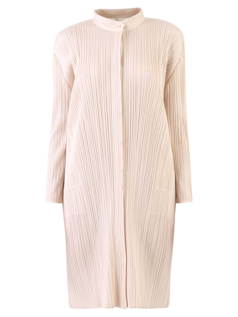 Issey Miyake Pleated Dress - Black