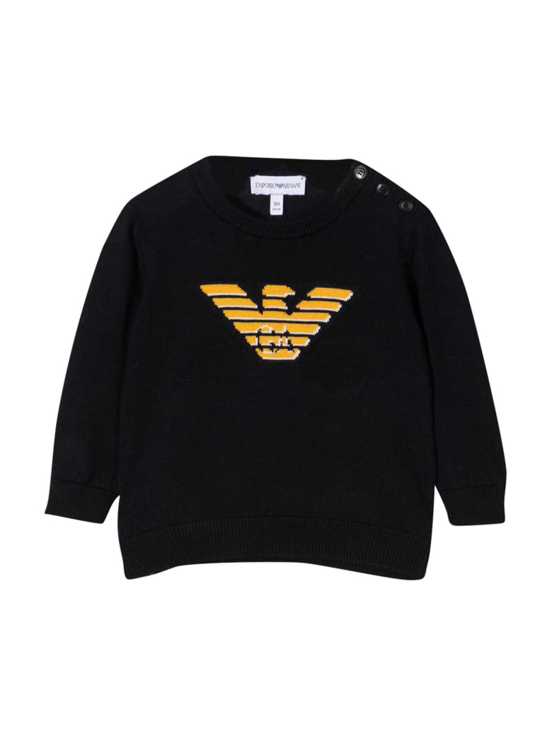 Emporio Armani Black Sweater - Nero