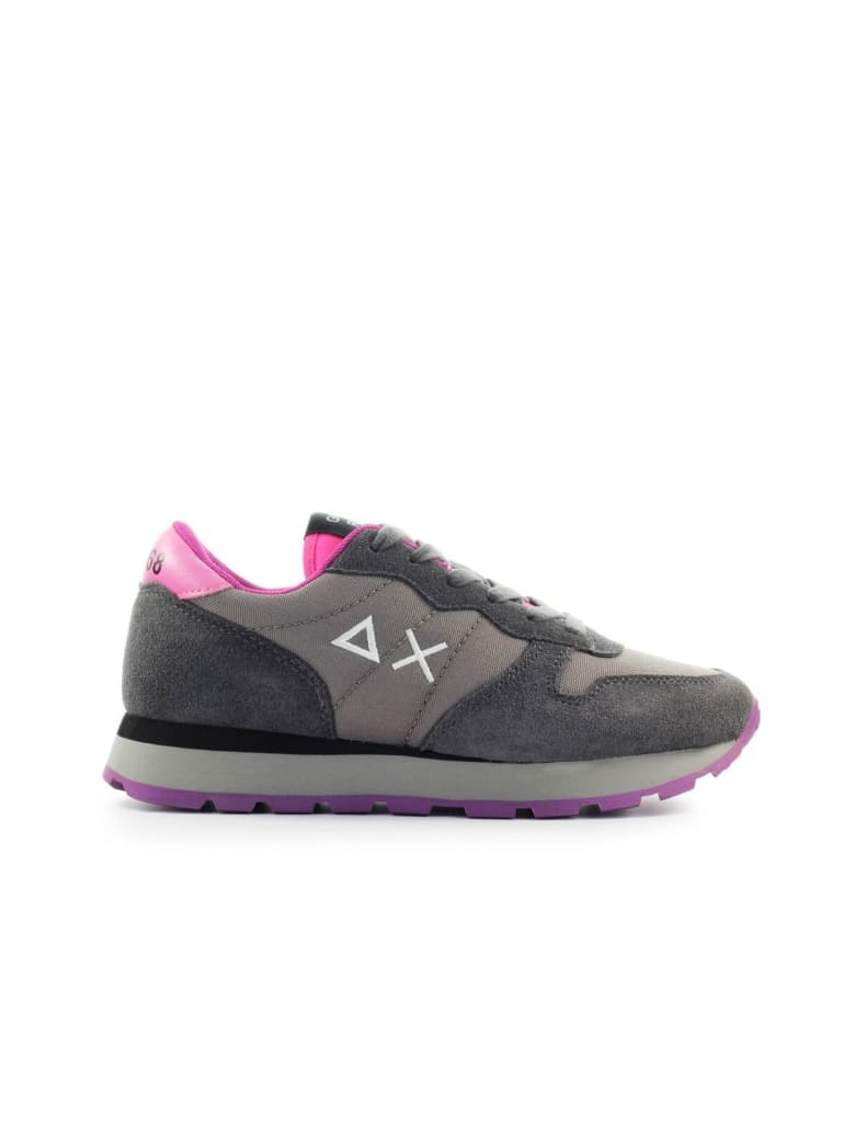 Sun 68 Sun68 Ally Solid Dark Grey Sneaker - Grigio (Grey)
