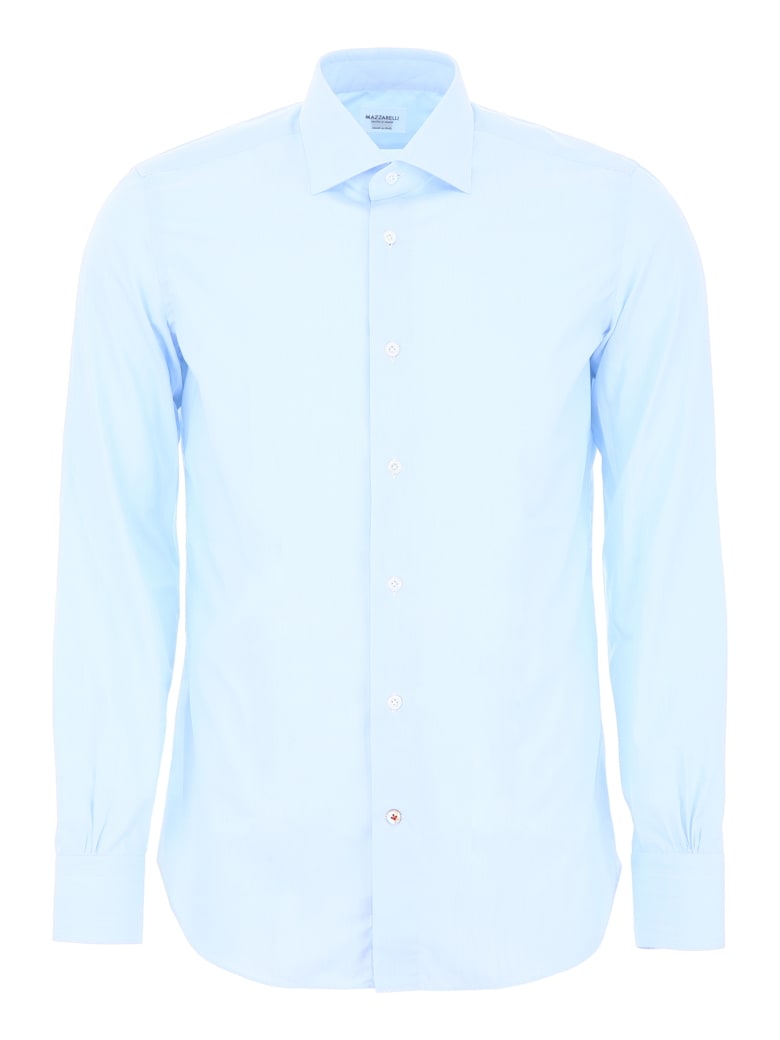 Mazzarelli Celeste Shirt - FIL A FIL CELESTE (Light blue)
