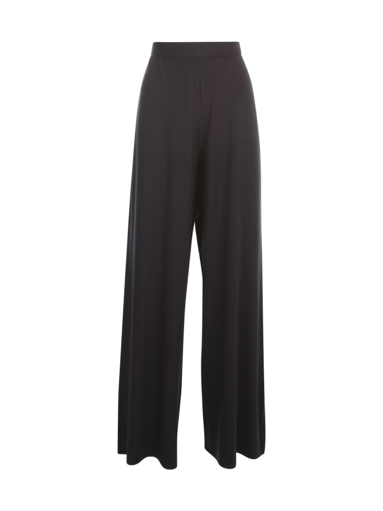 Stefano Mortari Viscose Pants W/elastic On Back - Blue