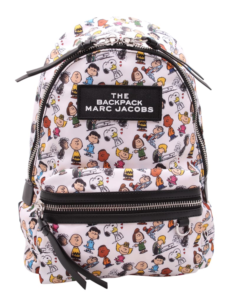 Marc Jacobs 'peanuts' Nylon Backpack - White Multi