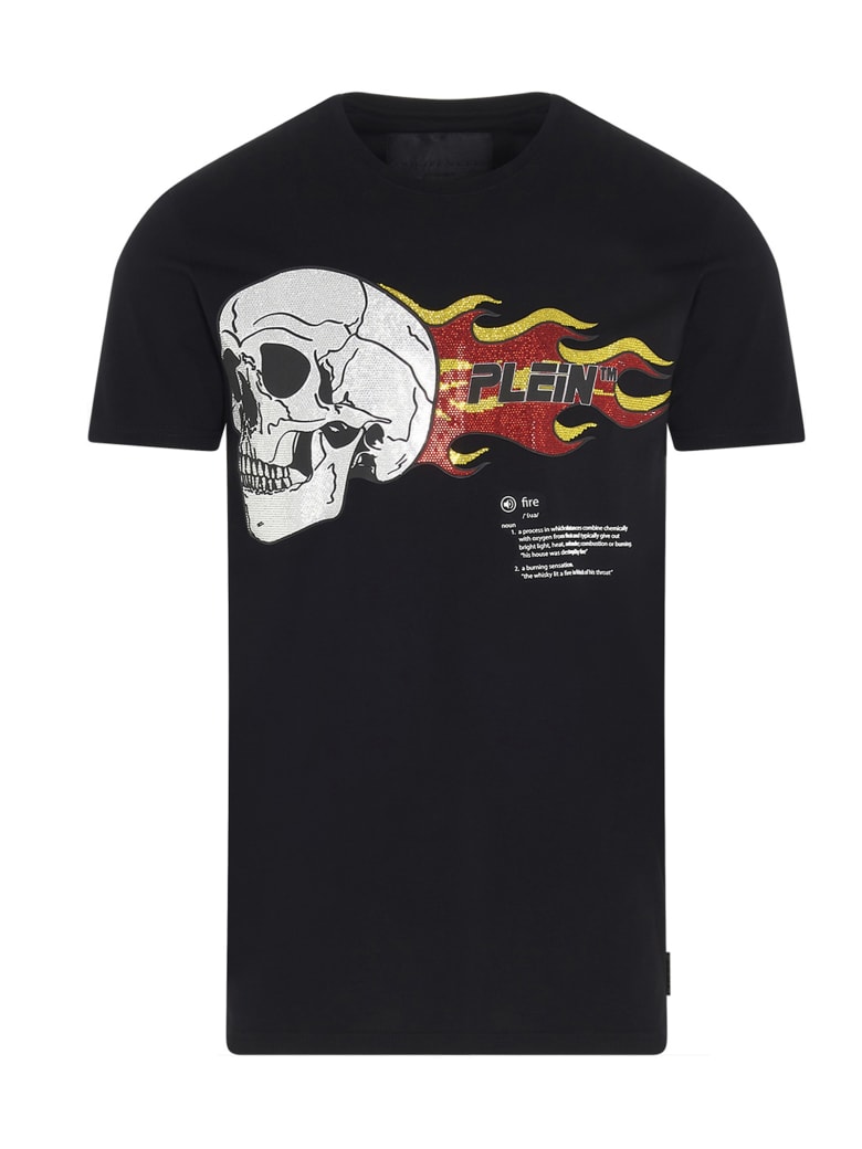 Philipp Plein 'skull On Faire'' T-shirt - BLACK