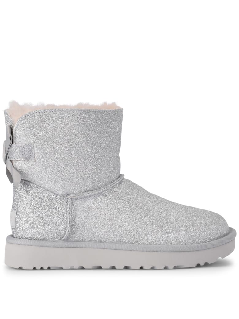 silver glitter ugg boots