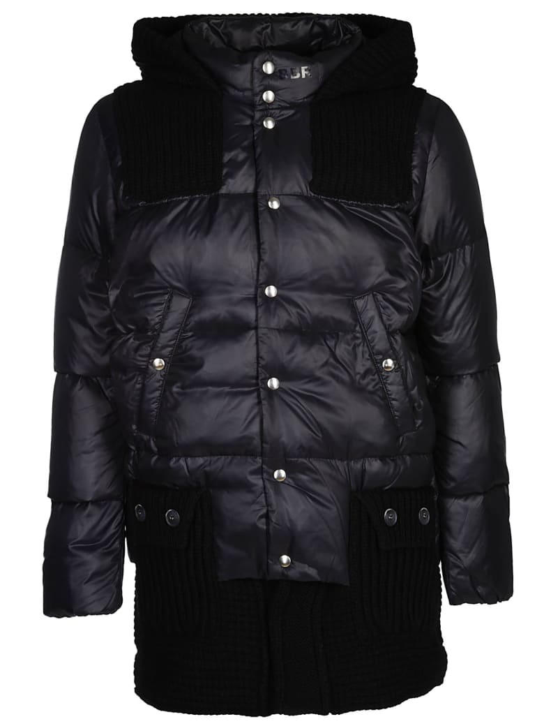Bark B-Rules Bark B-Rules Padded Layered Coat - Black - 11081540 | italist