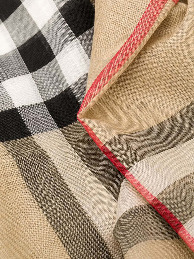 Burberry Giant Check Gauze - Archive Beige