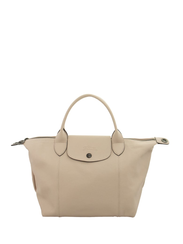 Longchamp Le Pliage Cuir - Top Handle Bag S - Pale Pink