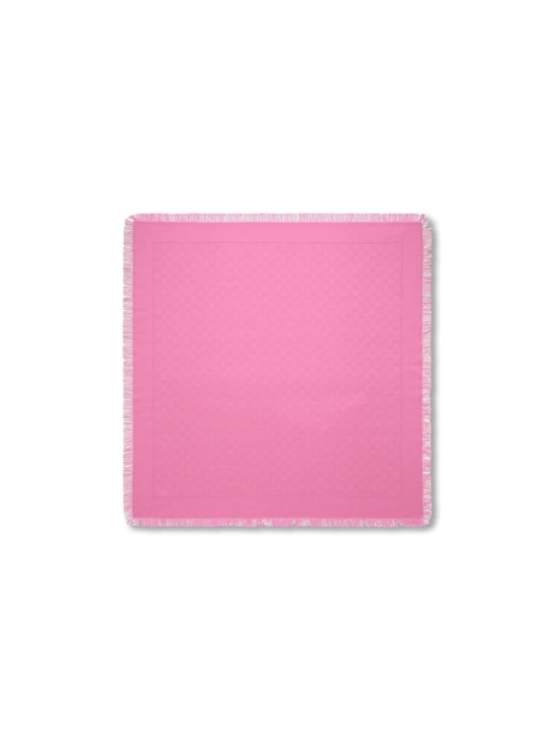 Gucci Gg Cotton Stole - Pink