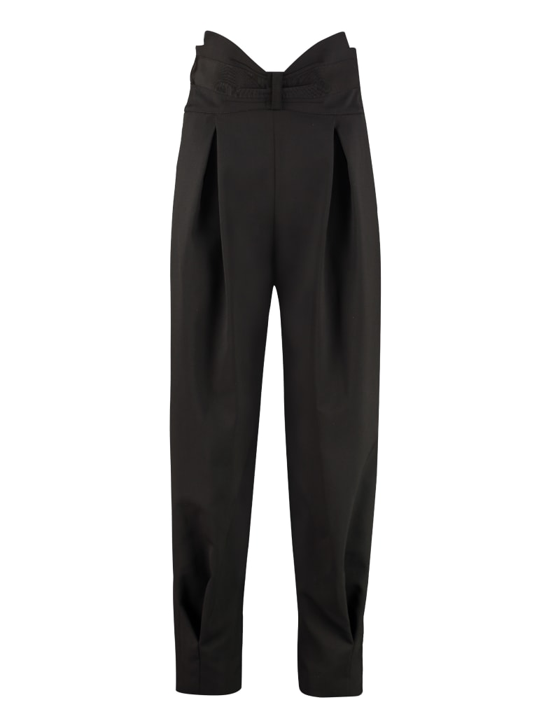 RED Valentino High-rise Trousers - black