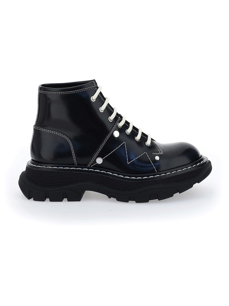 alexander mcqueen combat boots