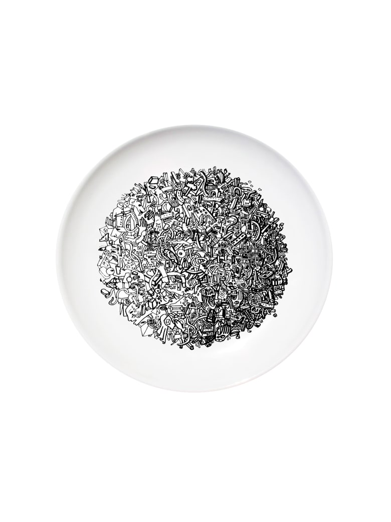Kiasmo Dish World | Overlook - Black/White